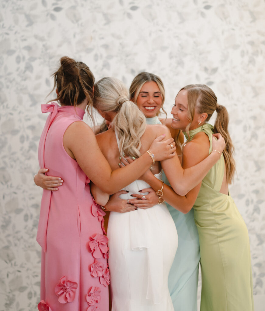 bridesmaids getting ready