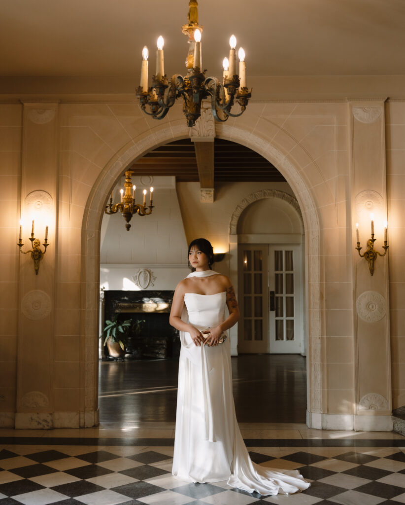 Tulsa Garden Center bridal photoshoot