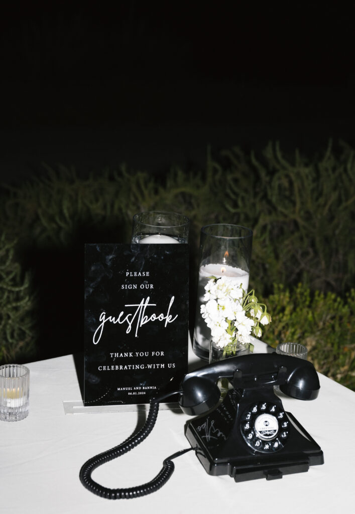 phone guestbook weddings