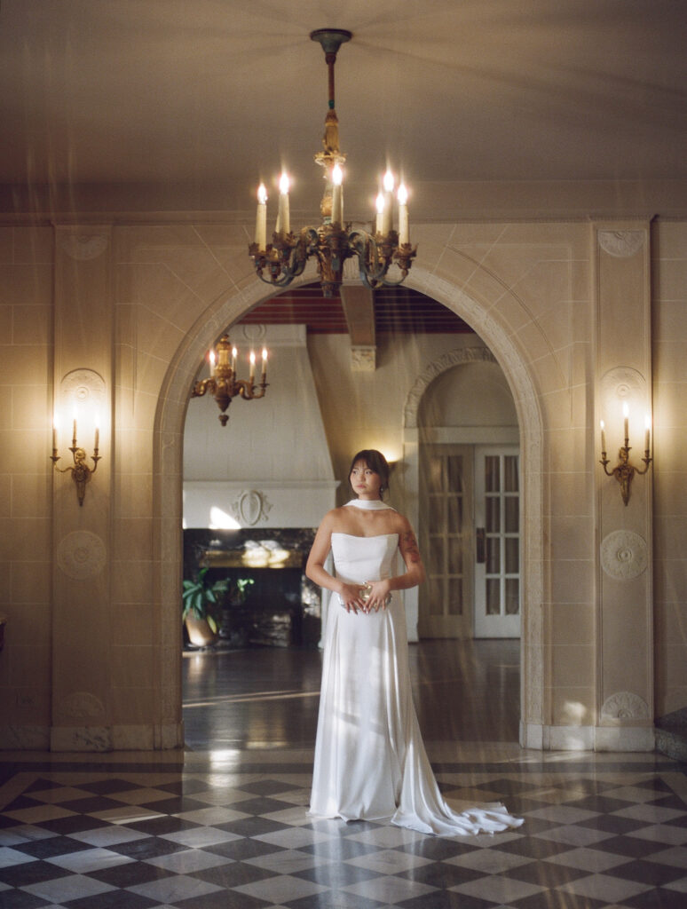 Tulsa Garden Center bridal photoshoot