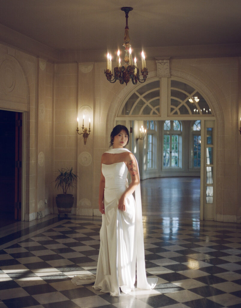 Tulsa Garden Center bridal photoshoot